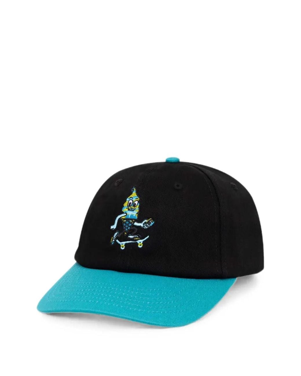 ICECREAM Blue Embroidered Baseball Cap for men