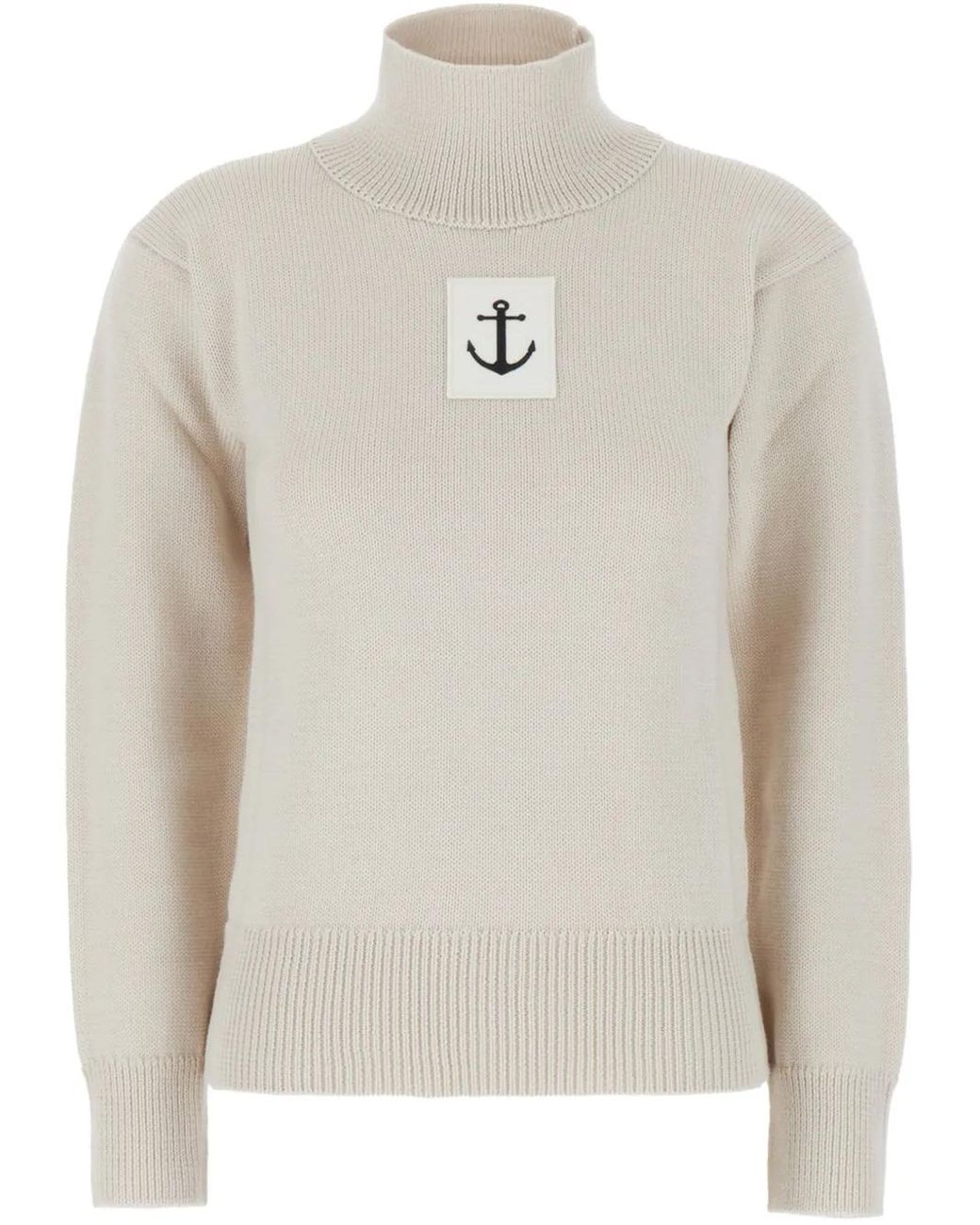 Jil Sander White Wool Jumper