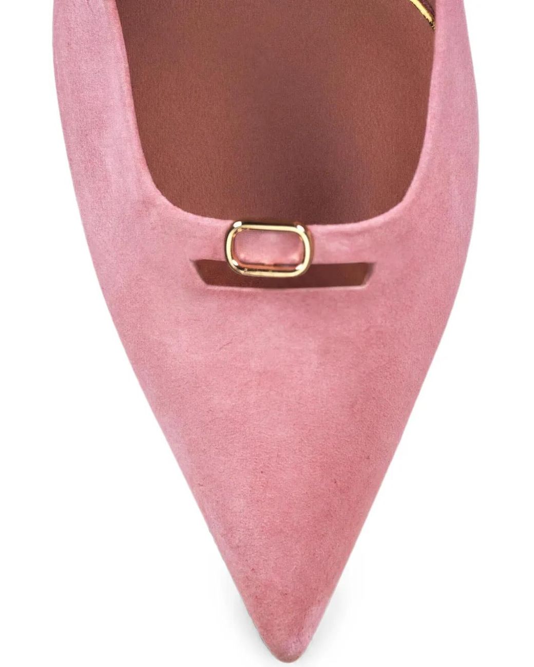 Santoni Pink Sabine Pointed-Toe Pumps