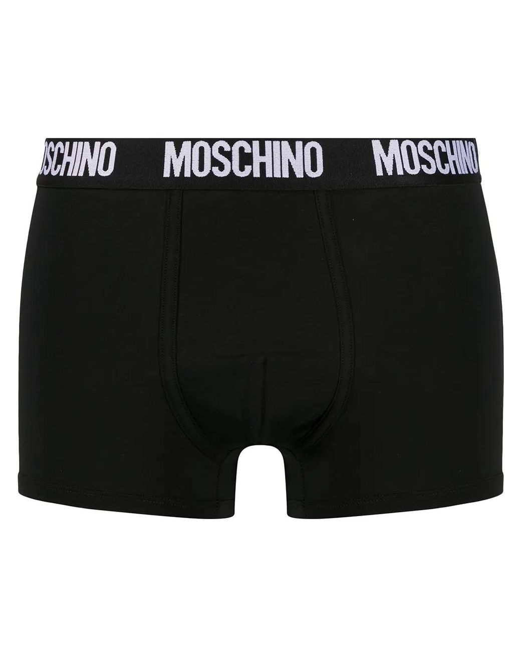 Moschino Black Logo Boxers (Set Of Two) for men