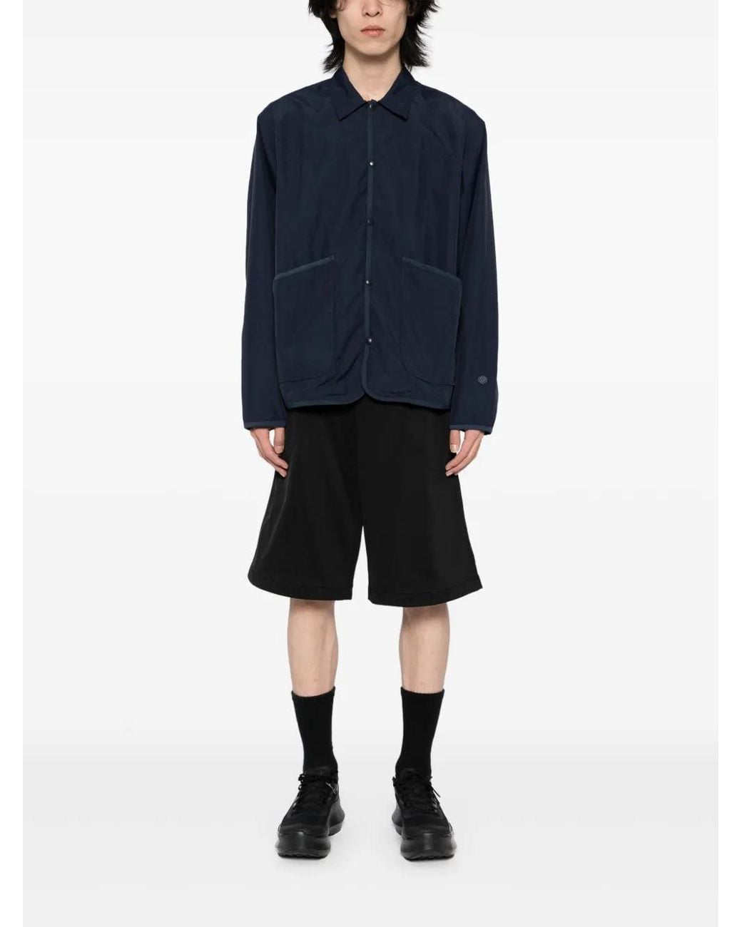 Chocoolate Blue Button-Up Jacket for men