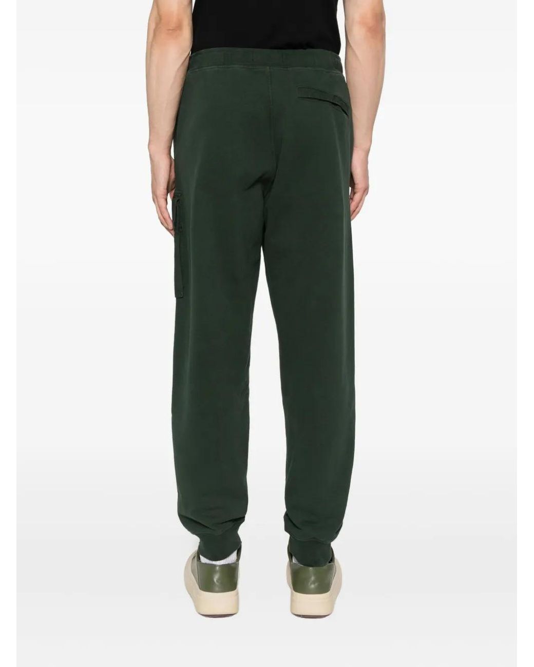 Pantalones De Chándal Con Bolsillo De Parche Stone Island de hombre de color Green