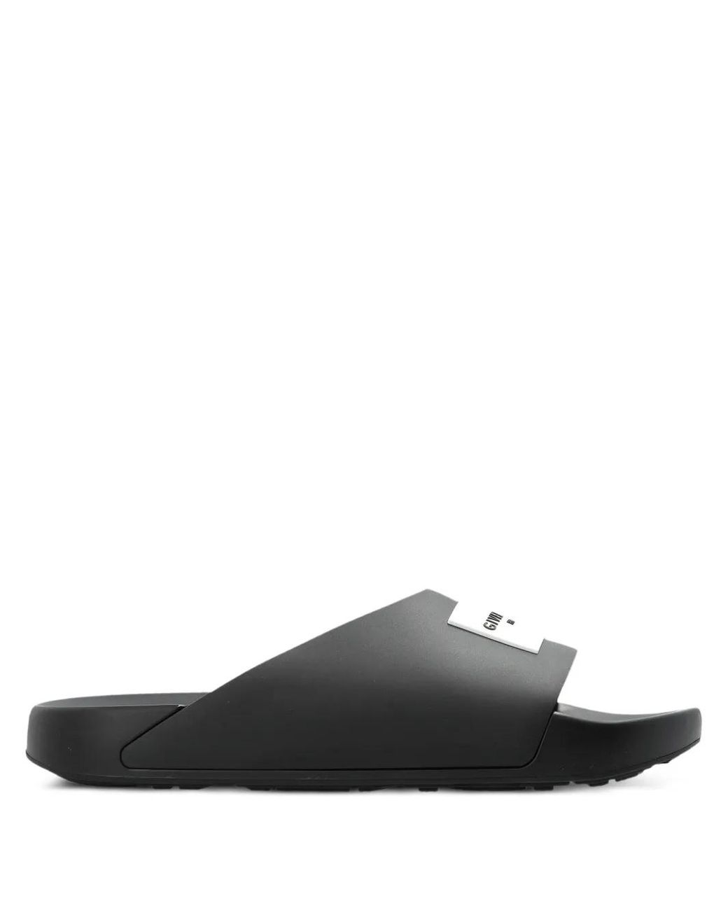 Givenchy White Slide-Sandalen mit Logo