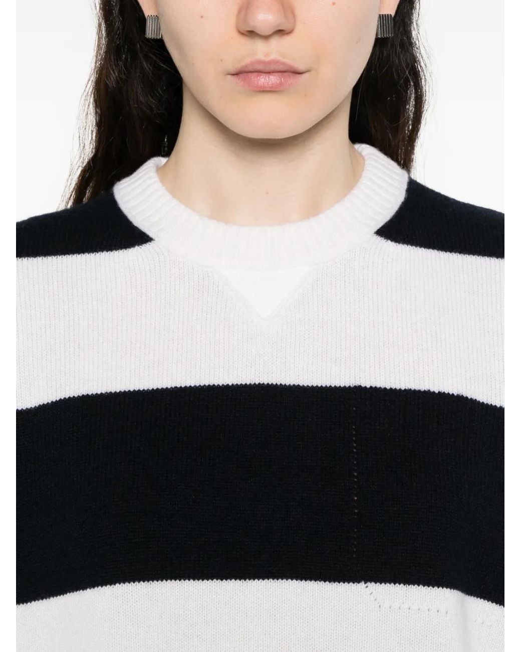 Dorothee Schumacher Black Striped Sweater