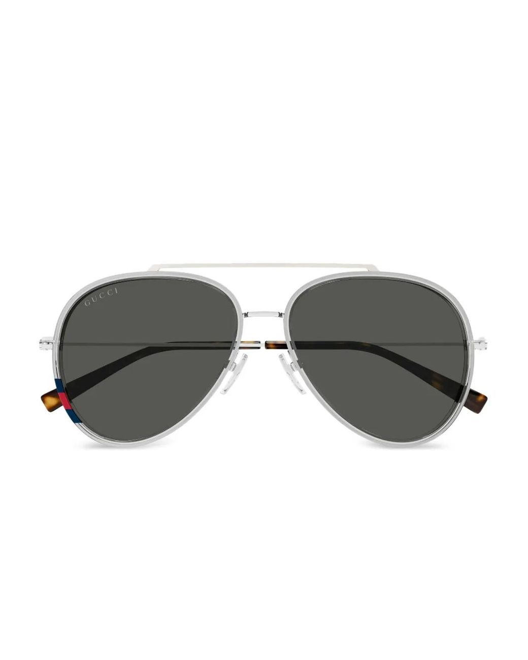 Gucci Metallic Gg1981S Pilot-Frame Sunglasses for men