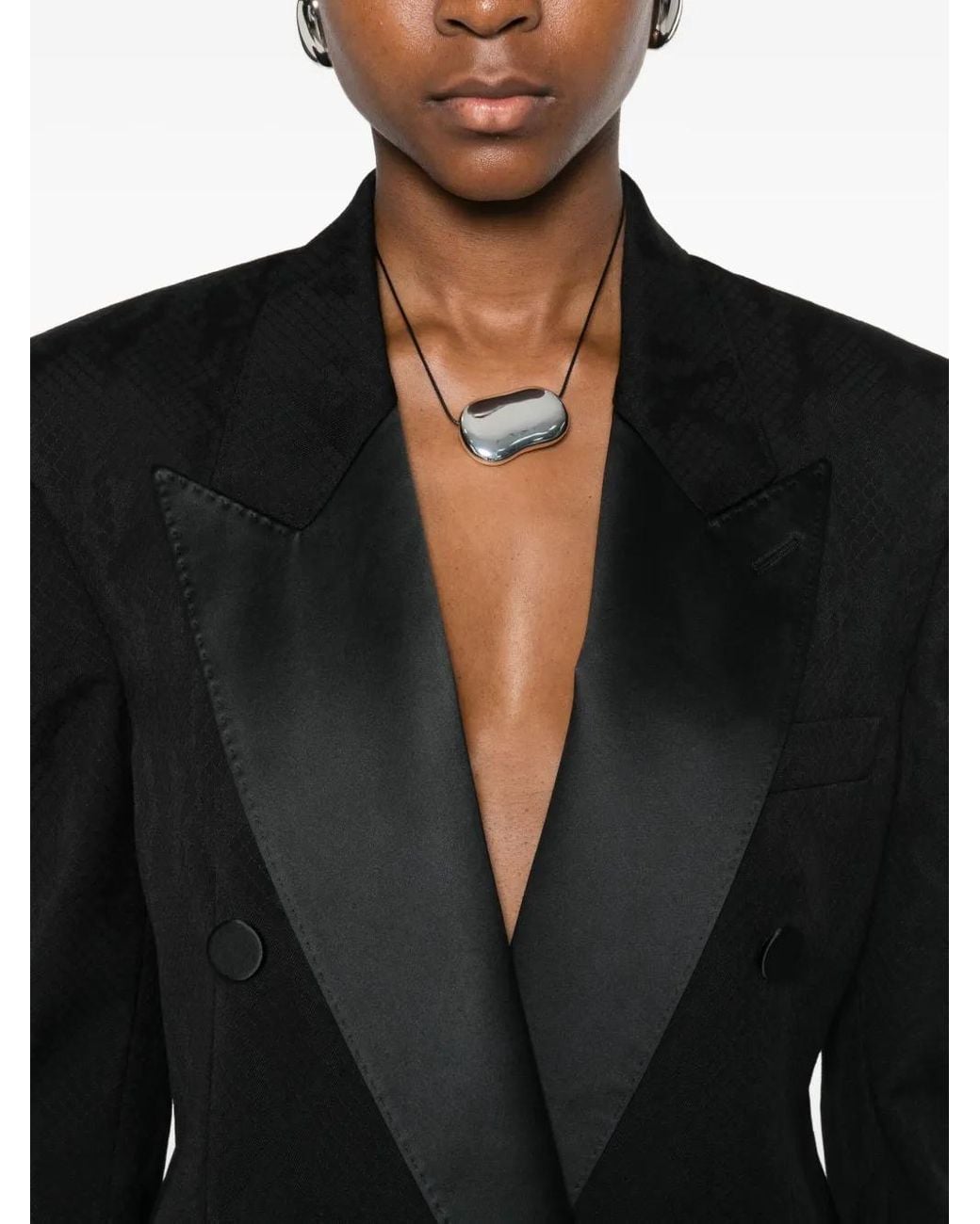 Stella McCartney Black Double-Breasted Blazer