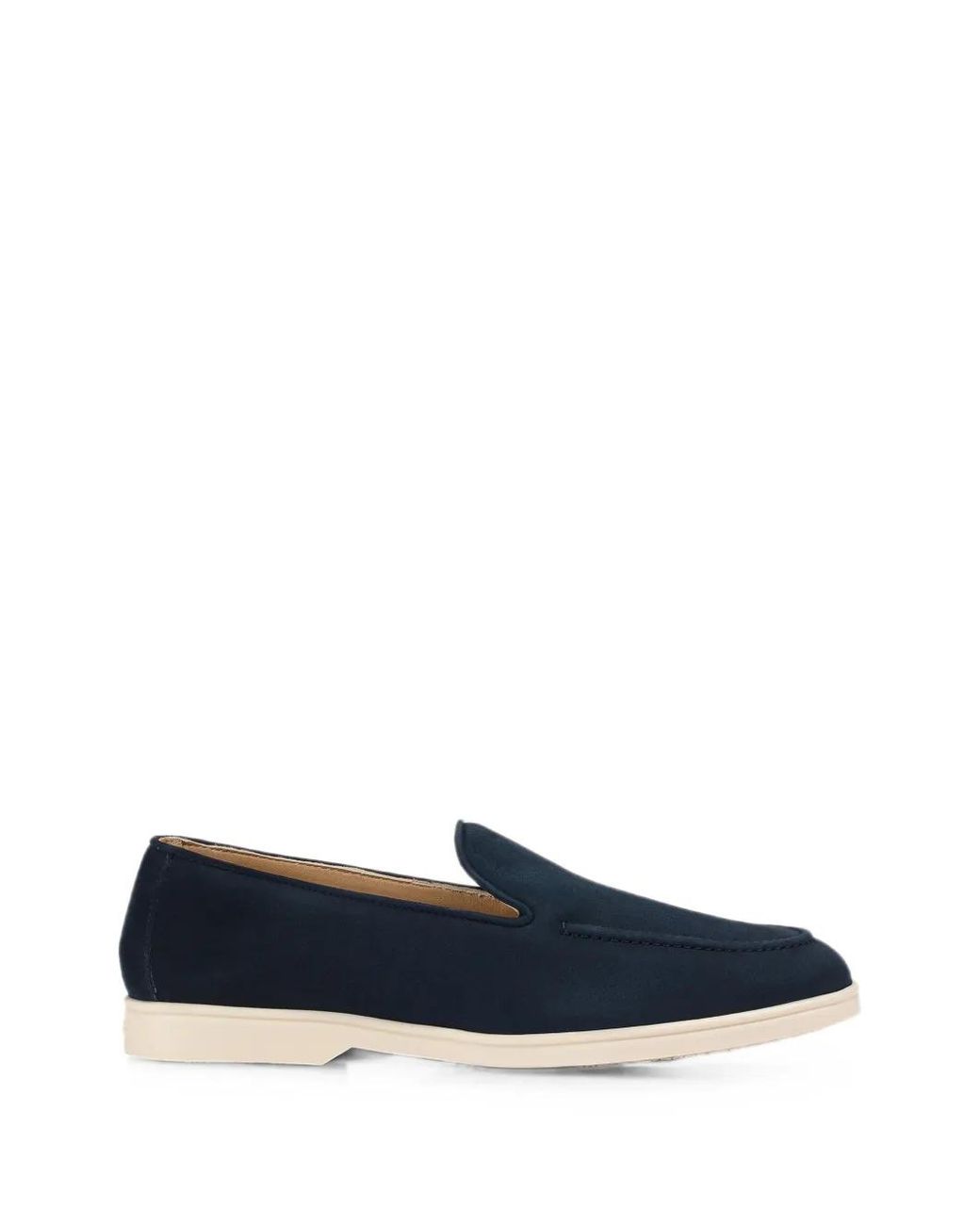 Doucal's Blue Suede Loafers