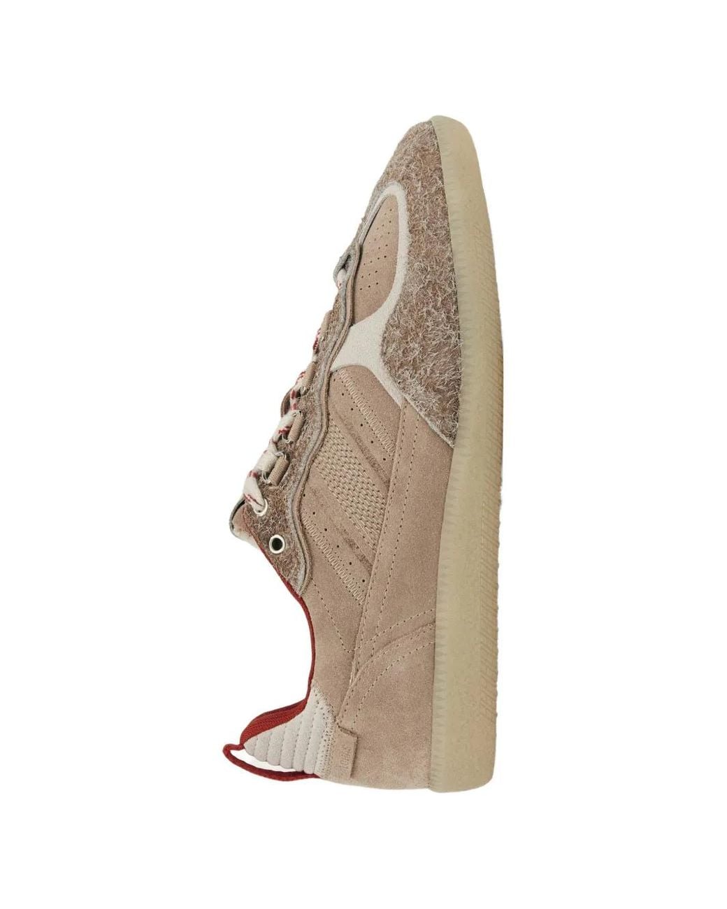 Alohas Brown Fuzzy Suede Sneakers