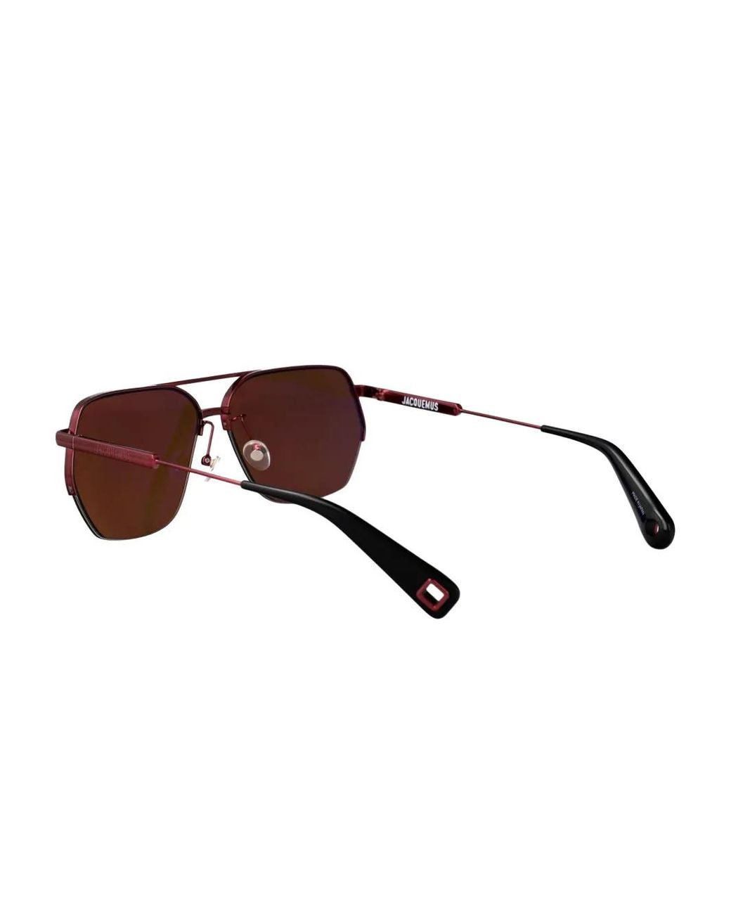 Jacquemus Brown Pilot-Frame Sunglasses for men