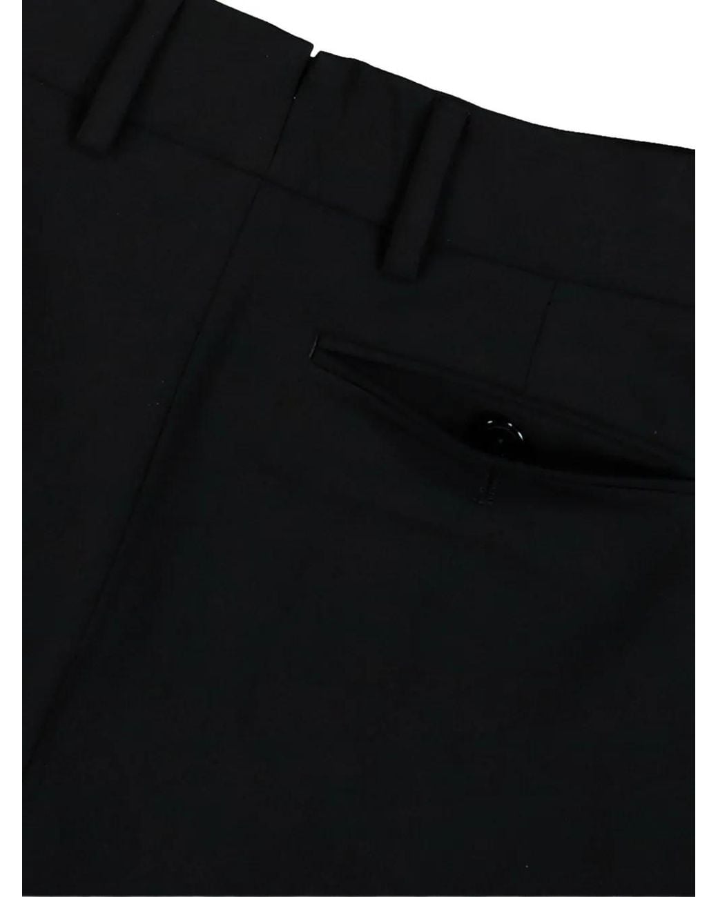 Vetements Black Reworked Tailored Mini Skirt