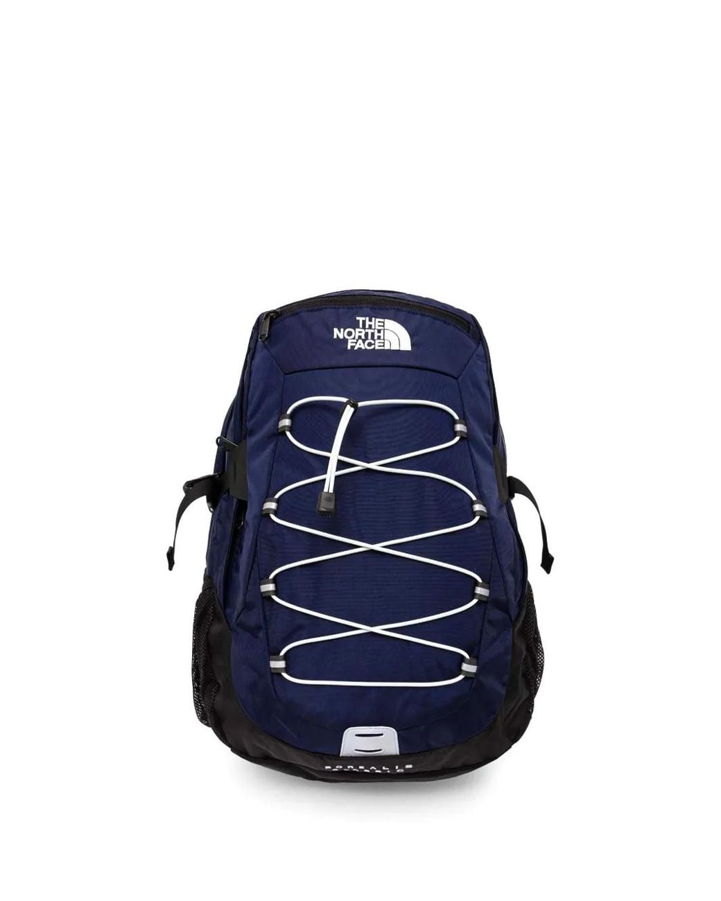 The North Face Blue Borealis Bungee-Cord Backpack