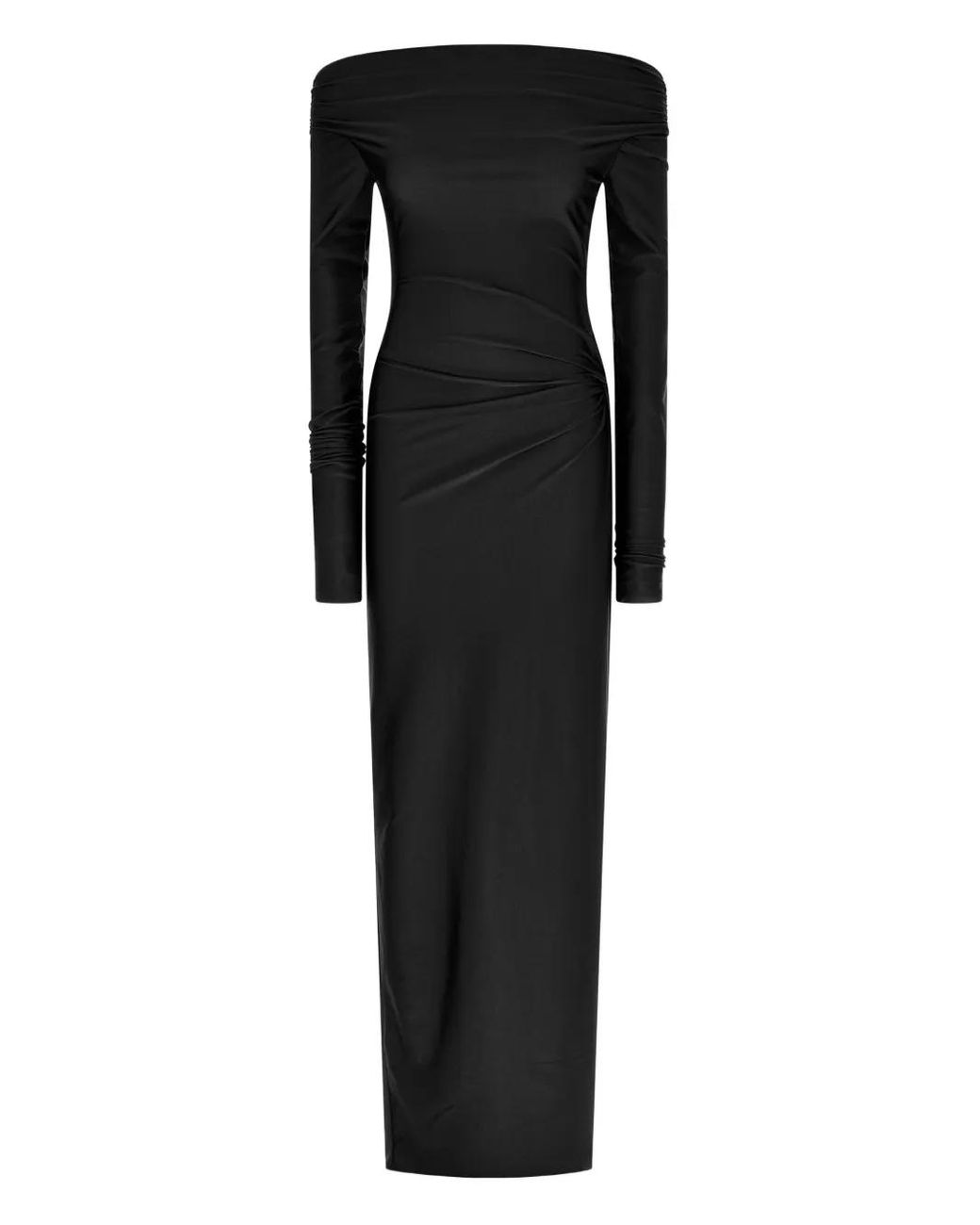 ANDAMANE Wallis Off-Shoulder Jumpsuit in het Black