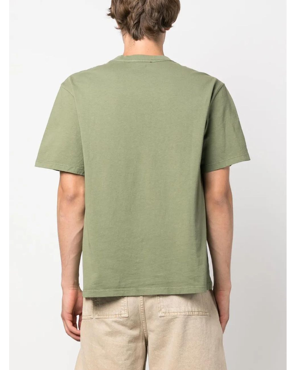 Each x Other Green Logo-Embroidered Cotton T-Shirt for men