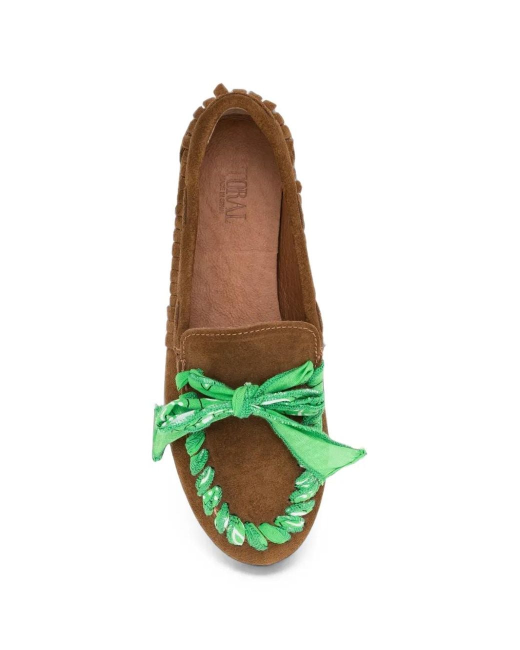 Toral Shoes Green Dalma Loafers