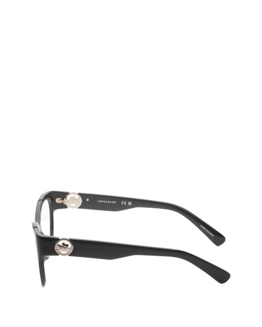 Longchamp Black Cat-Eye Frame Glasses