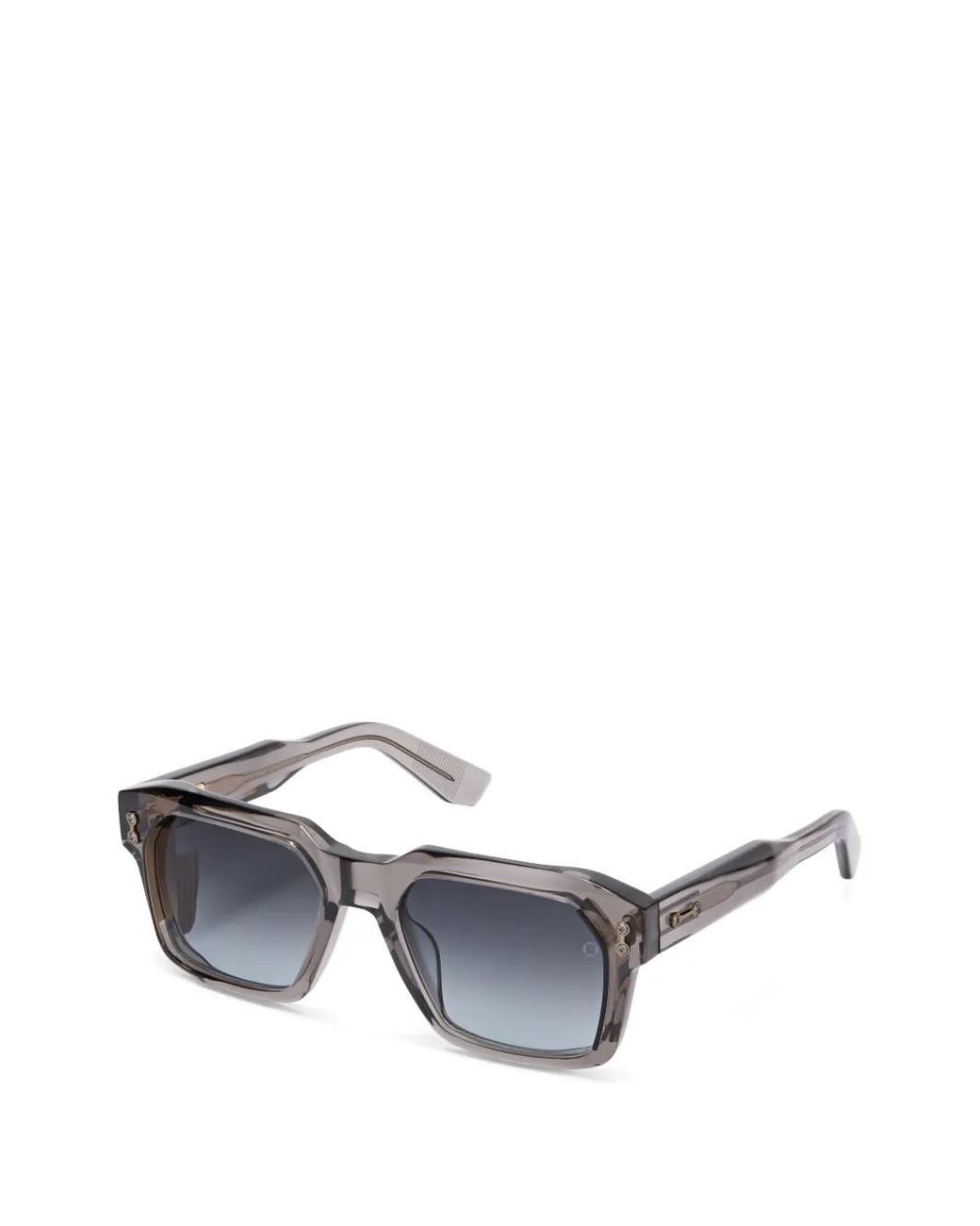 Akoni Gray Pegasus Two Geometric-Frame Sunglasses for men