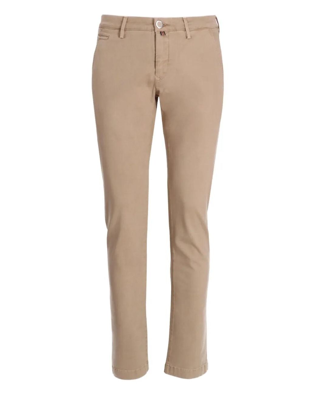 Jacob Cohen Natural Bobby Cotton Trousers for men