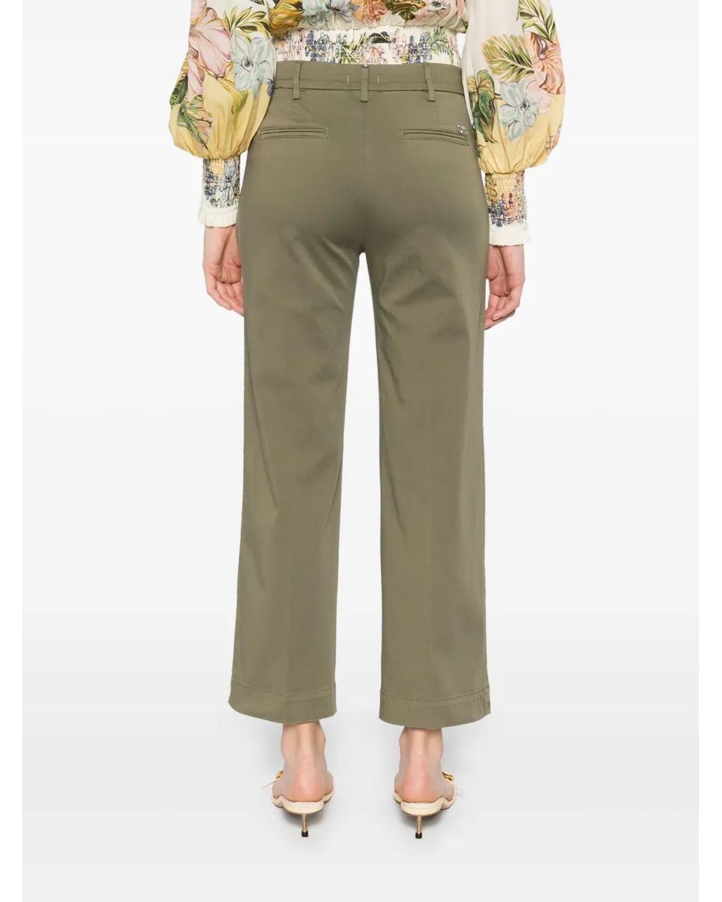 Liu Jo Green Cotton Chinos