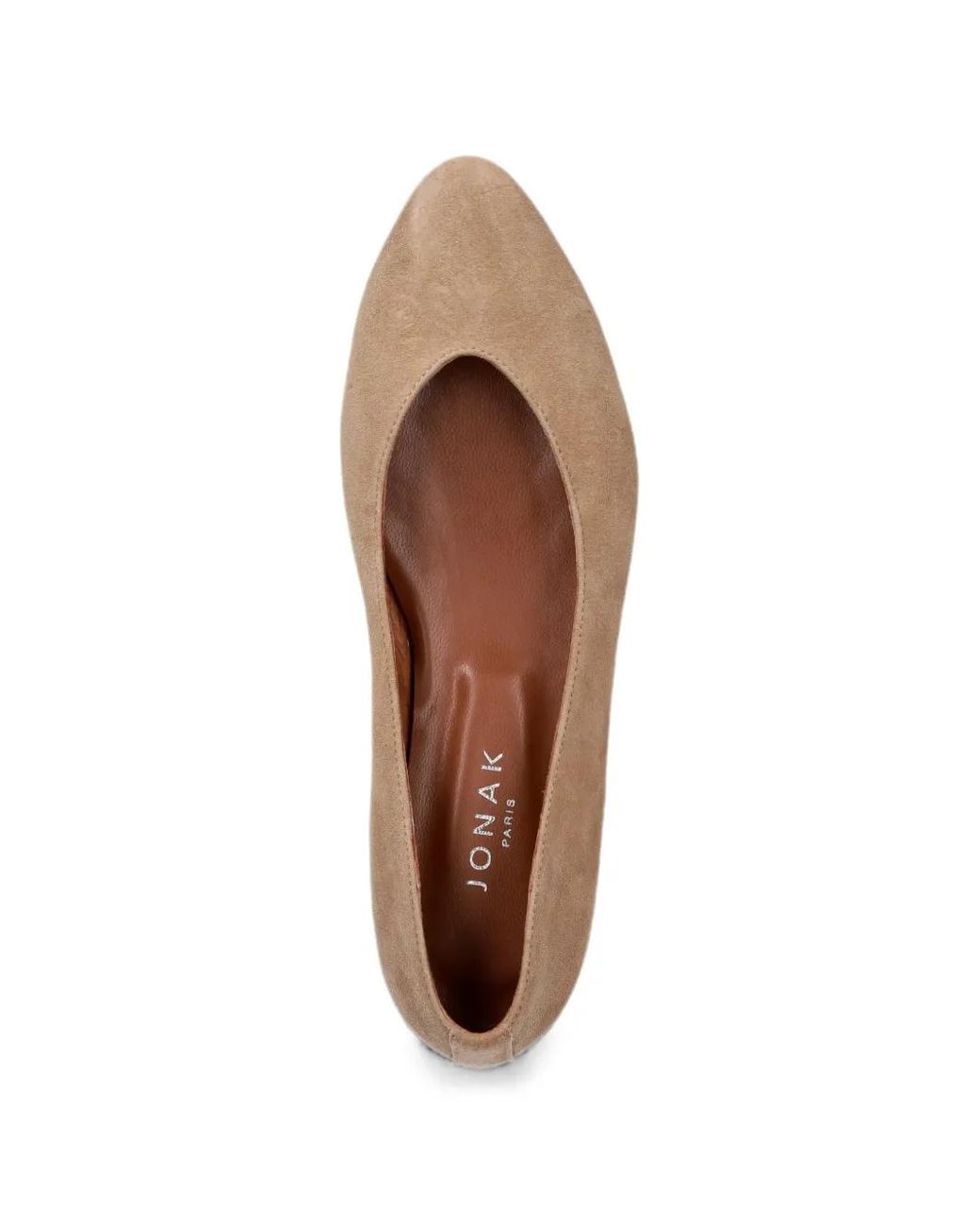 JONAK PARIS Brown Ballerines Dassus En Daim