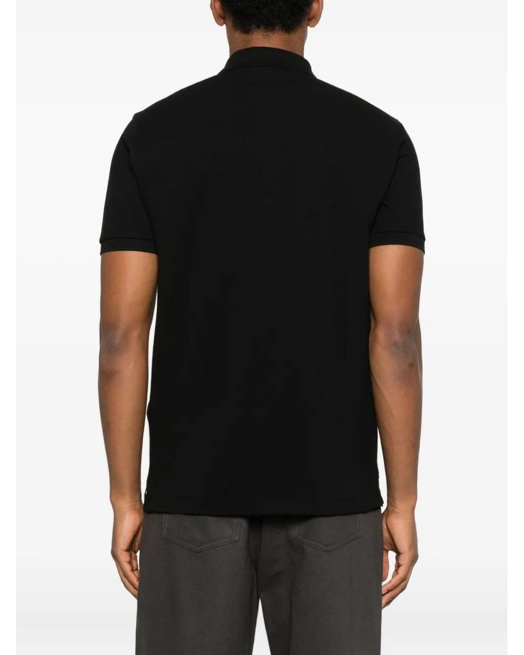 Stone Island Black Polo Short Sleeve