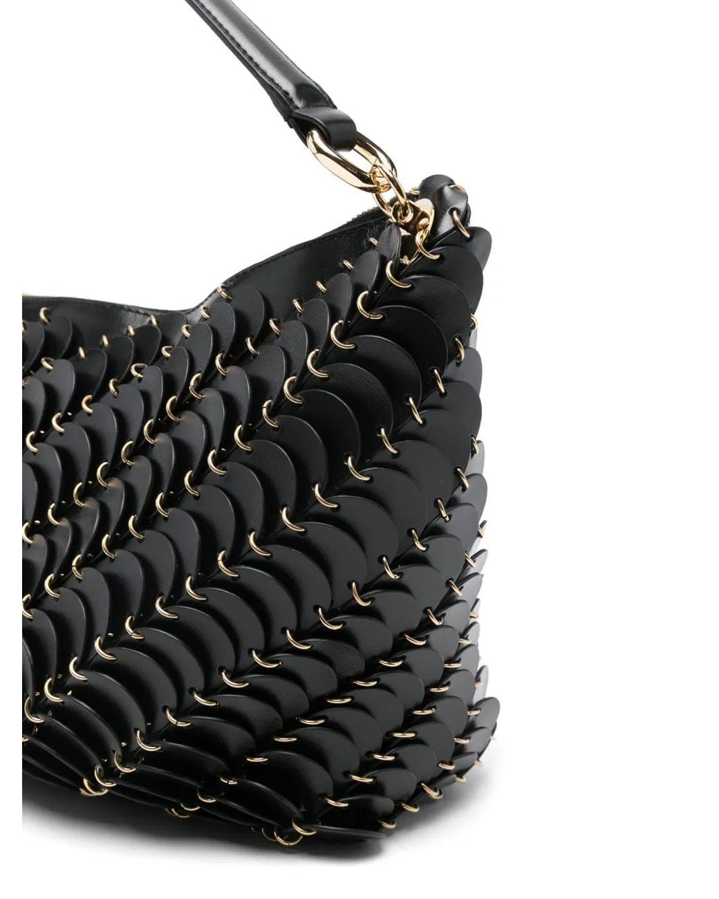 Rabanne Black Paco Leather Bag