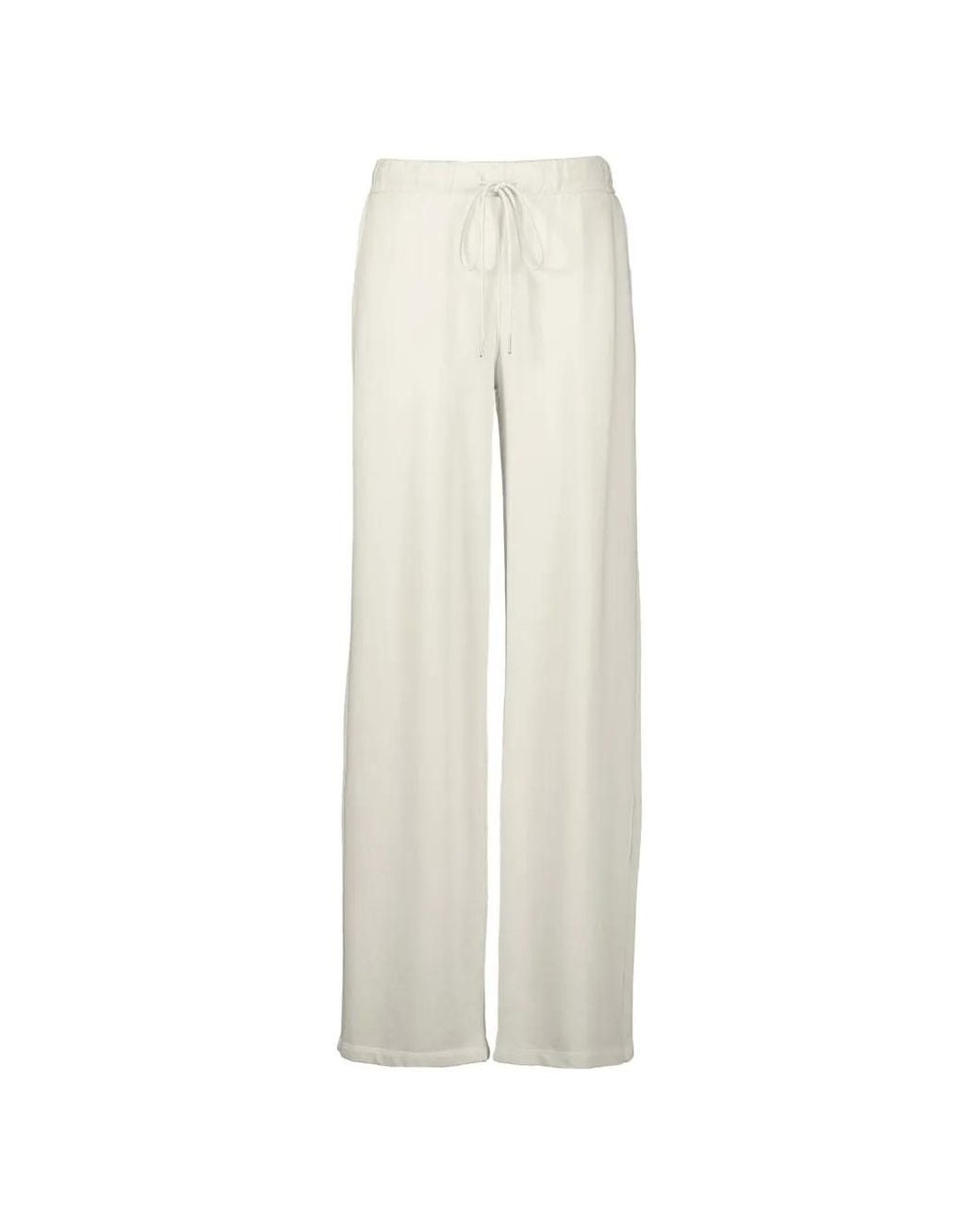 SPRWMN White Straight-Leg Drawstring Track Pants