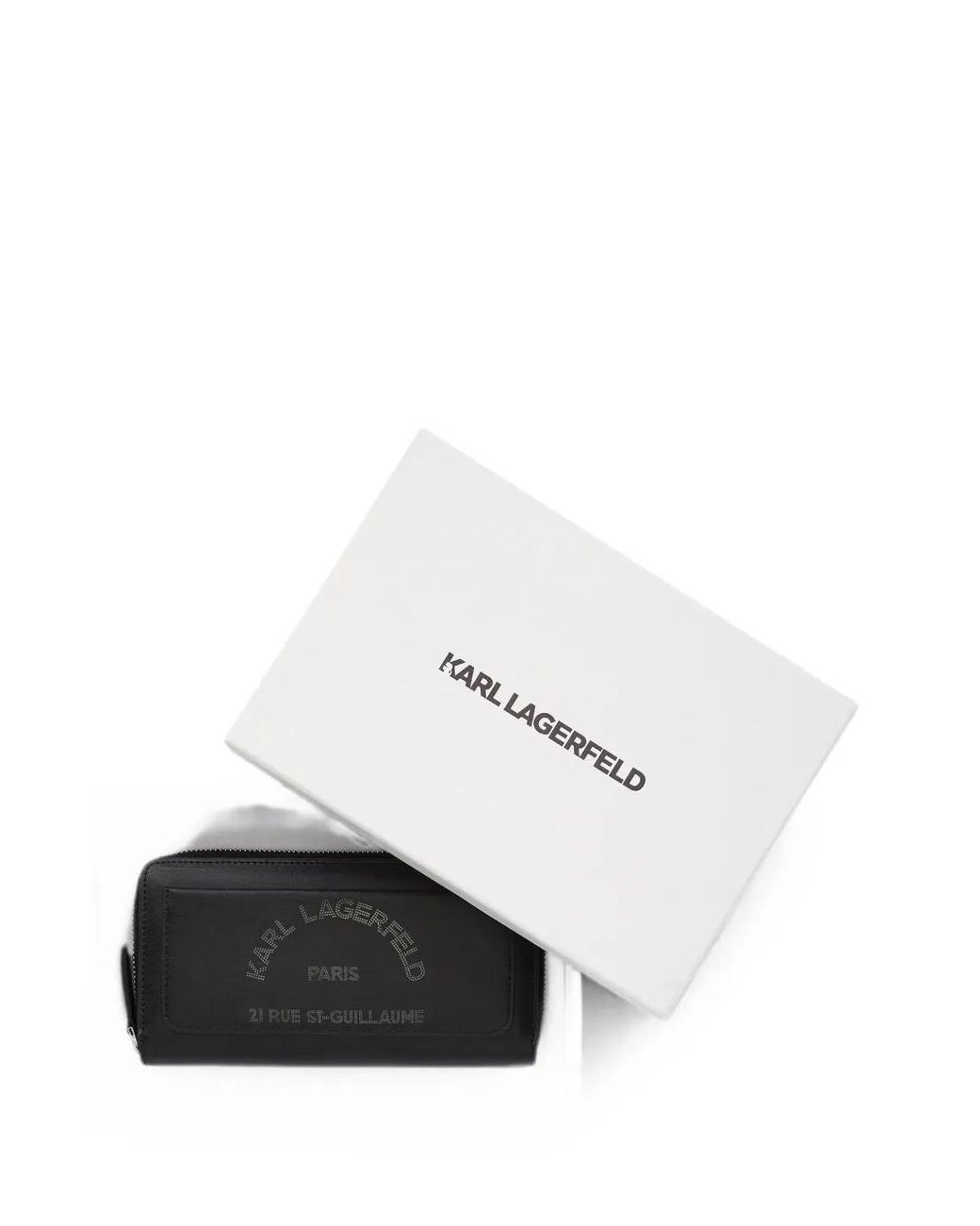 Karl Lagerfeld Black K/Daily Grand Portefeuille Bifold