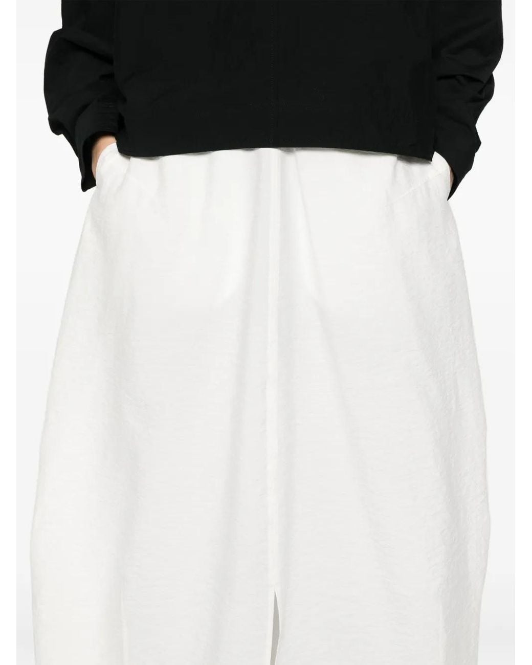Totême  White Parachute Skirt