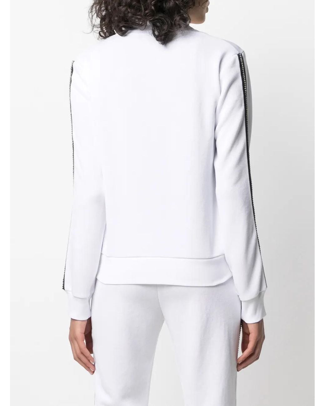 Liu Jo Blue Side-Stripe Track Jacket