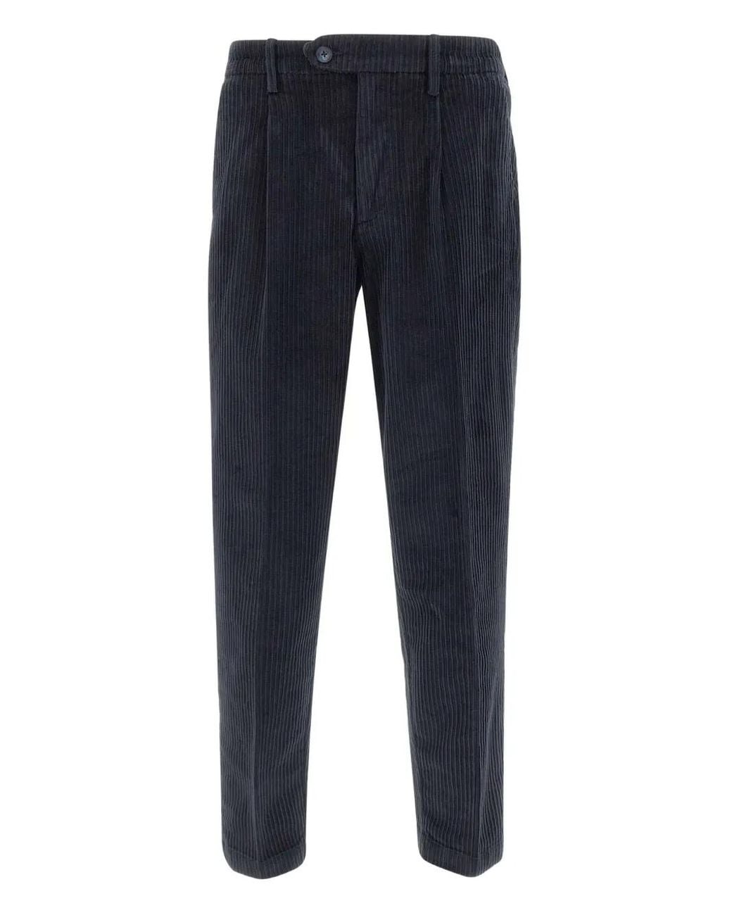 Re-hash Blue Darts Corduroy-Texture Chinos Trousers for men