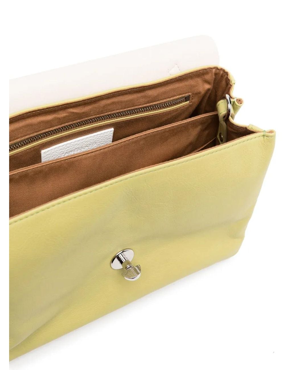 Zanellato Metallic Postina Piuma Knot Tote Bag