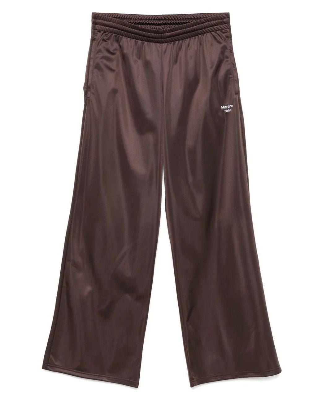 Martine Rose Brown Wide-Leg Track Pants for men