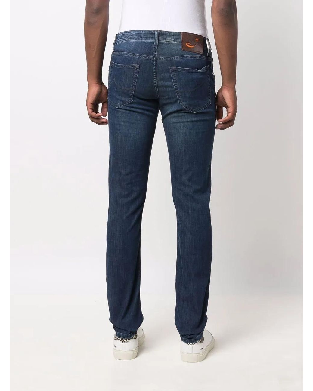 Jacob Cohen Blue Slim-Cut Denim Jeans for men