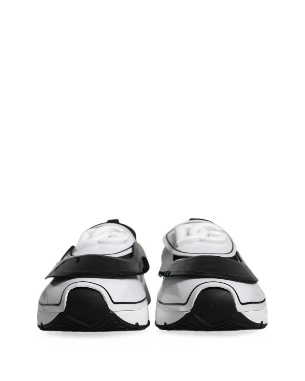 Dolce & Gabbana White Portofino Logo-Plaque Sneakers for men