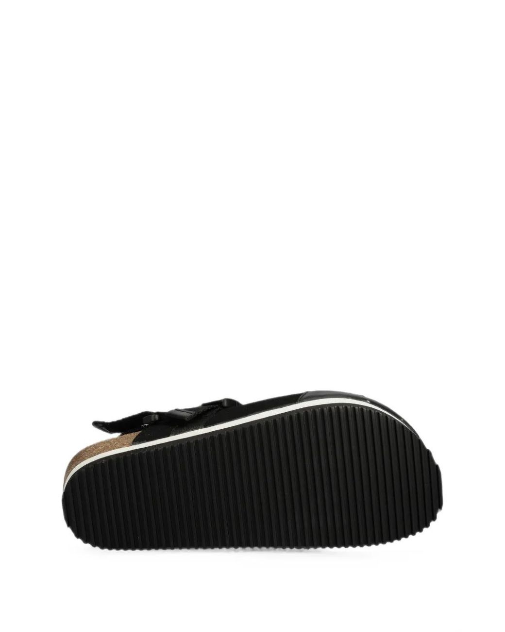 Novesta Black Tatra Buckle-Fastening Slingback Sandals
