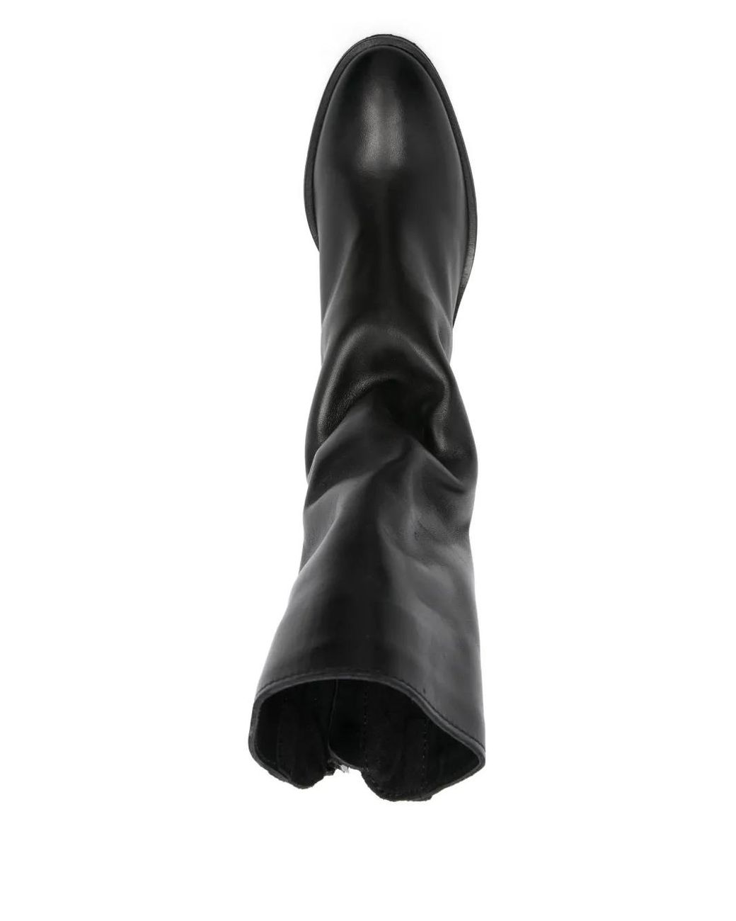 METISSE Black Slouchy Zip Boots
