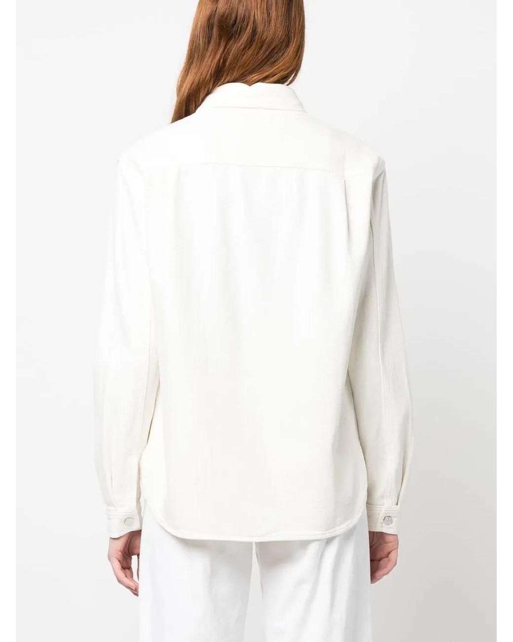 FRAME Natural Button-Up Shirt