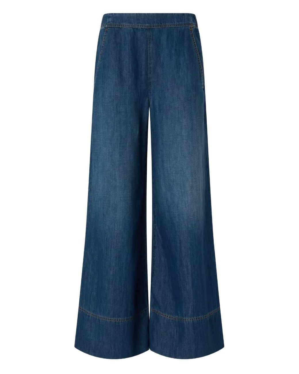 Pinko Blue Wide-Leg Jeans