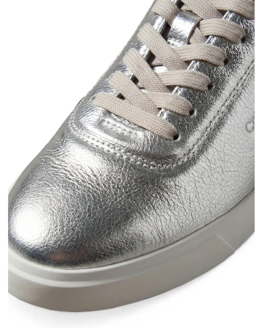 Calvin Klein Gray Logo-Print Sneakers