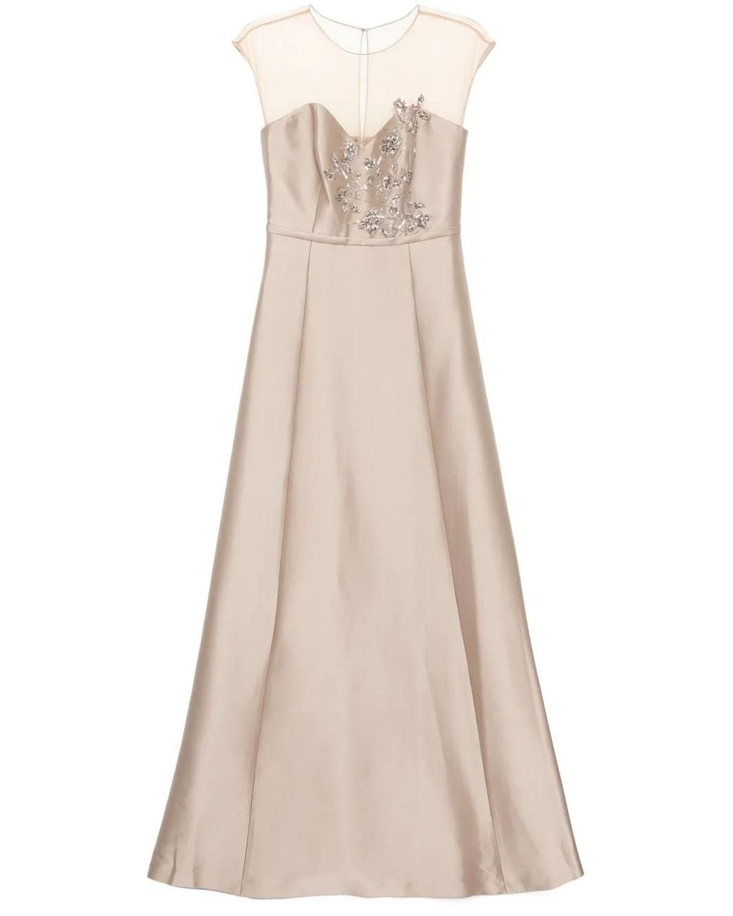 Sachin & Babi Betsy Gown Dress in Natural | Lyst