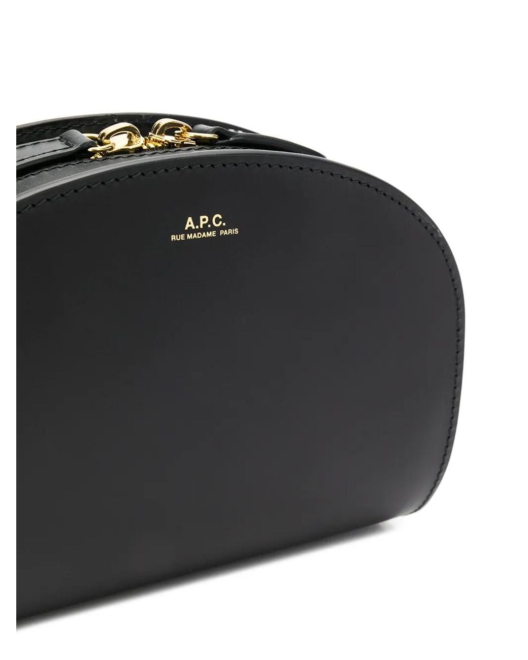 A.P.C. Black Sac Demi-Lune Mini