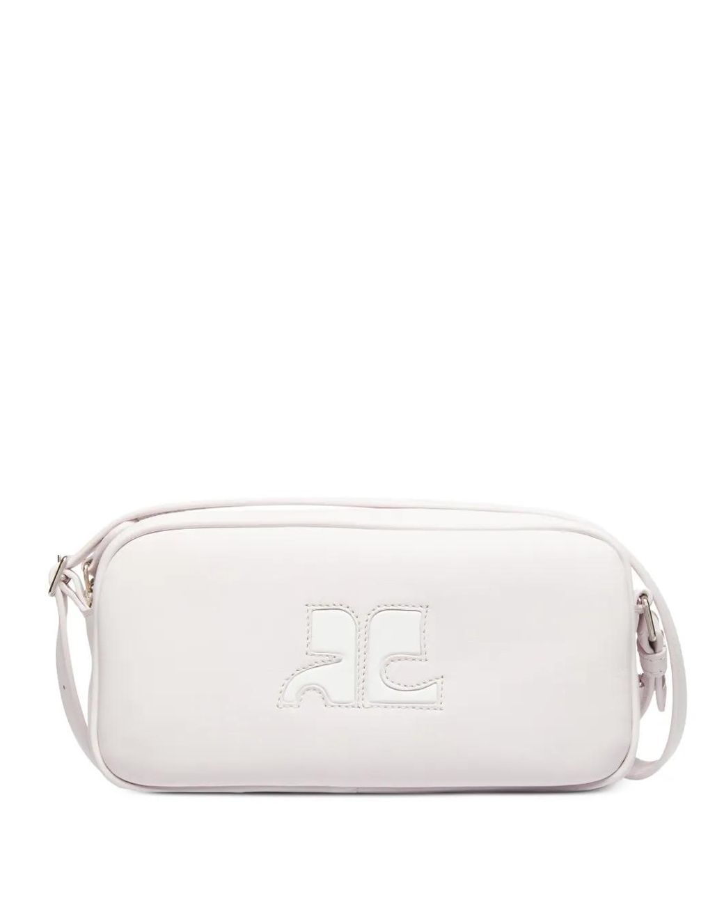 Courreges Natural Reedition Leather Bag
