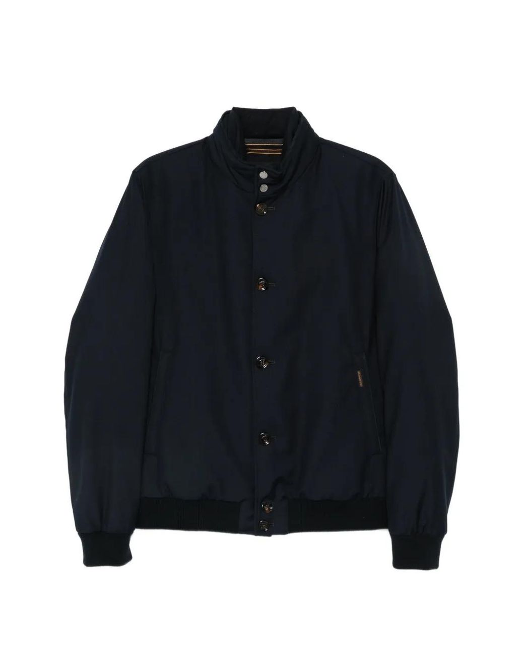 Moorer Blue Janson Bomber Jacket for men