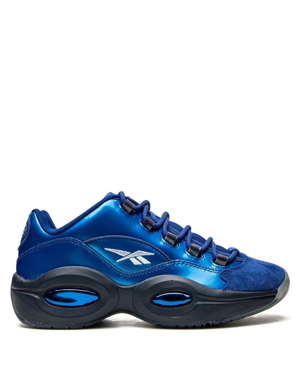 Reebok Blue X Panini Question Low "Rookie Signature Prizm" Sneakers
