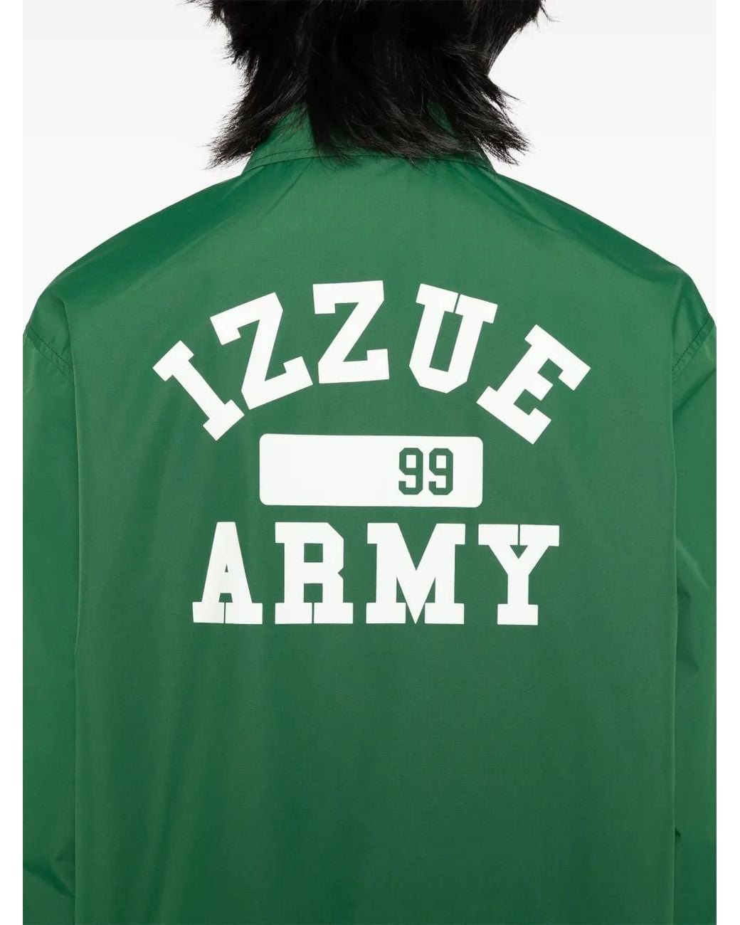 Izzue Green Logo Jacket for men