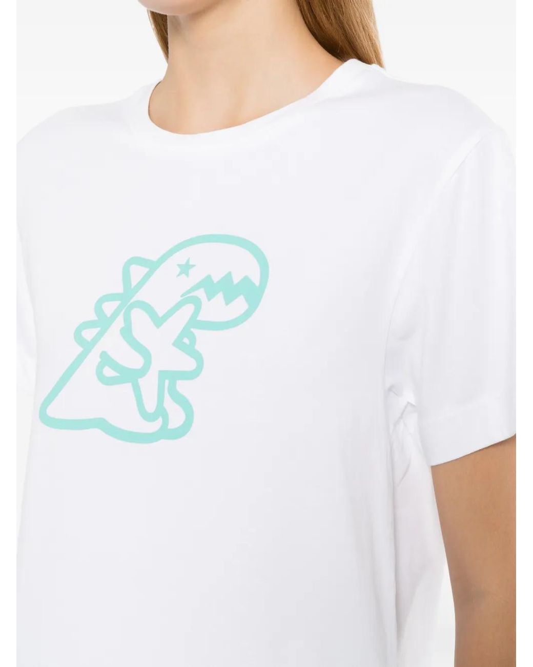 SPORT b. by agnès b. Blue Dinosaur-Print T-Shirt