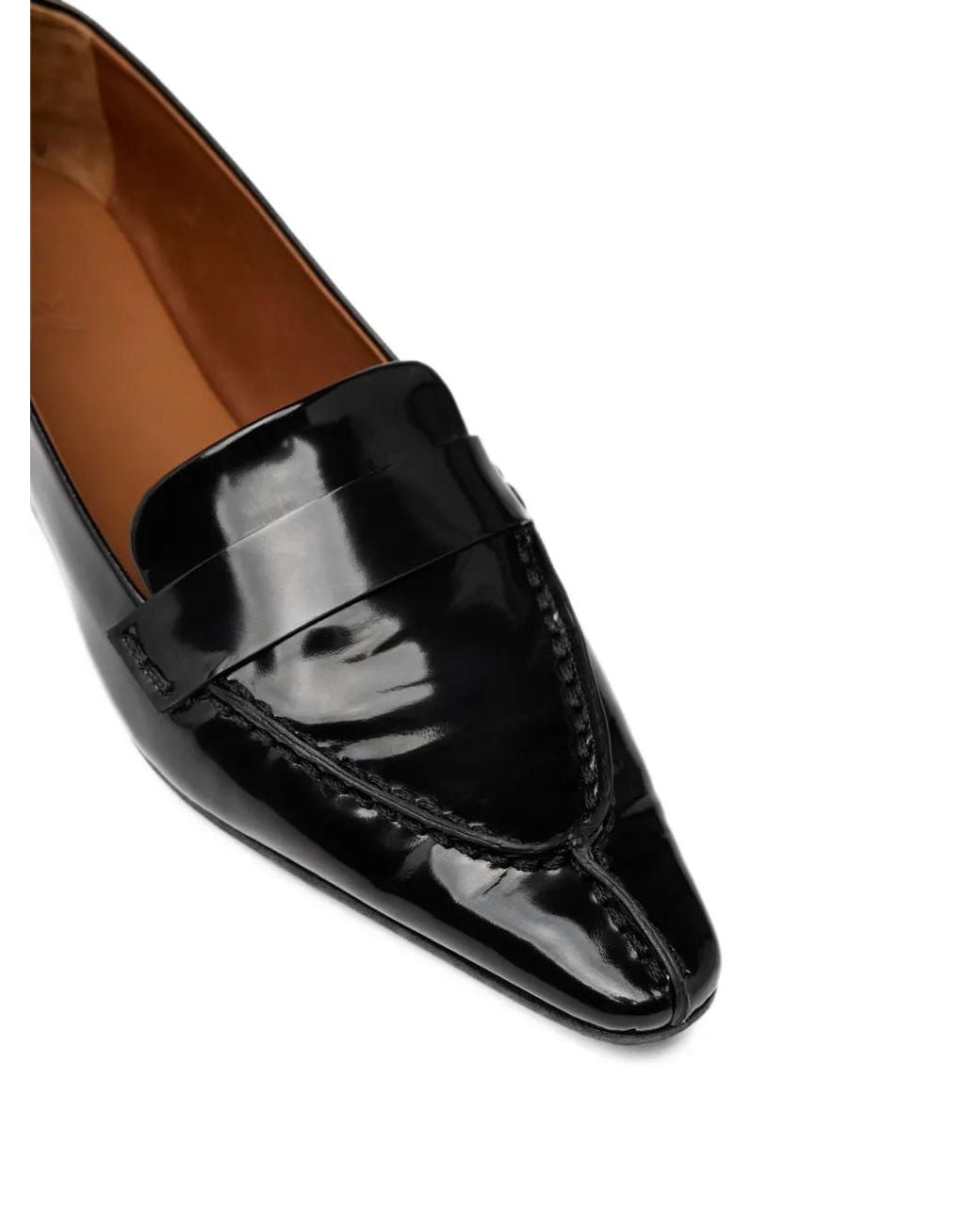Marsèll Black Colma Pointed-Toe Loafers