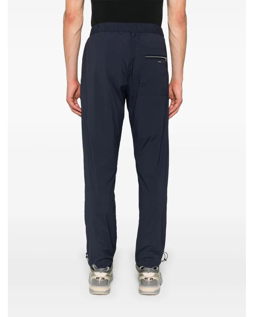 Herno Blue Packable Travel Pants for men
