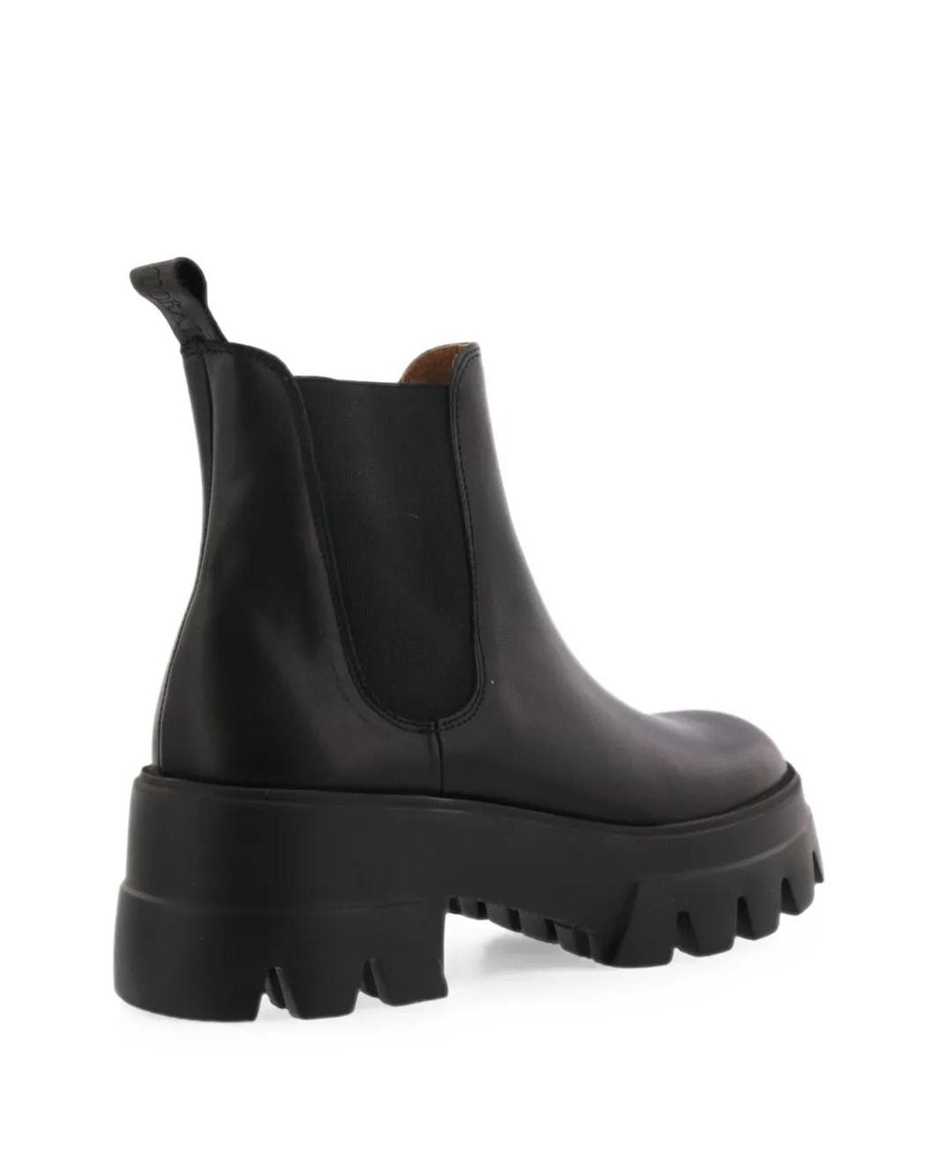 Toral Shoes Black Seta Mara Chunky Ankle Boots
