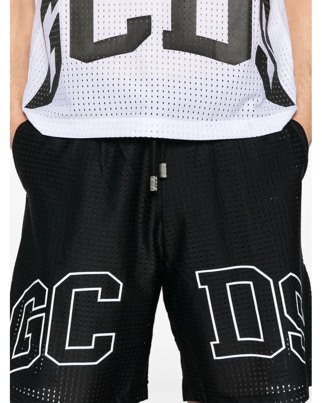 Gcds Logo Shorts in het Black voor heren